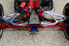 Traxxas E-Revo Brushless / Summit / Revo / Revo 3.3 Aluminum Front Steering And Rear Supporting Links - 4Pcs Set Red