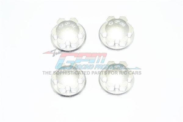 Traxxas E-Revo 2.0 VXL Brushless (86086-4) Aluminum Wheel Lock - 4Pc Set Silver