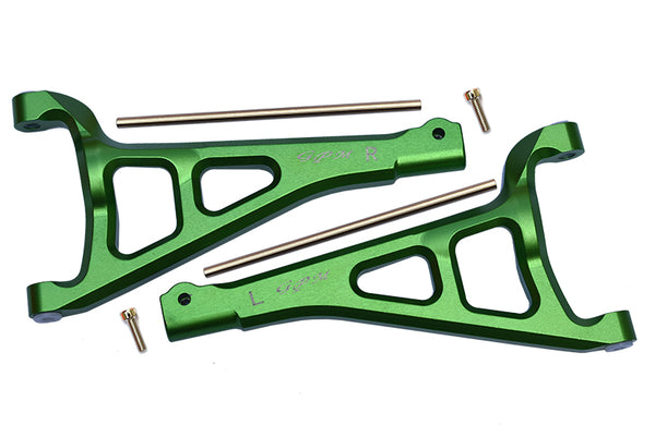 Traxxas E-Revo 2.0 VXL Brushless (86086-4) Aluminum Front Upper Suspension Arm - 1Pr Set Green