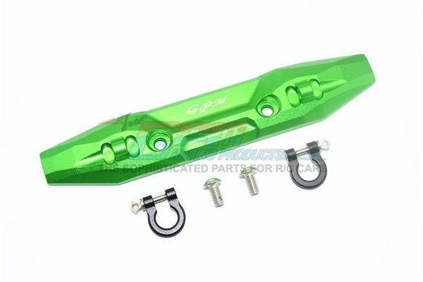 Traxxas E-Revo 2.0 VXL Brushless (86086-4) Aluminum Front Bumper With D-Rings - 1 Set Green
