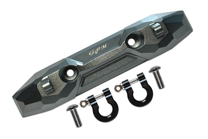 Traxxas E-Revo 2.0 VXL Brushless (86086-4) Aluminum Rear Bumper With D-Rings -1 Set Gray Silver