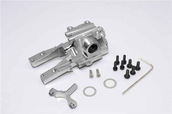Traxxas 1/16 Mini E-Revo Aluminum Front Gear Box - 3Pc Set Gray Silver
