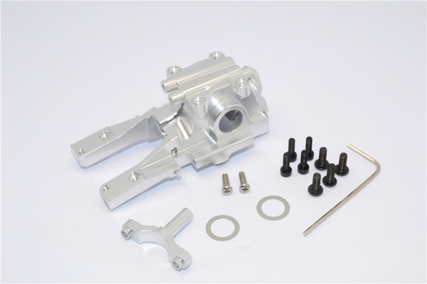 Traxxas 1/16 Mini E-Revo Aluminum Front Gear Box - 3 Pcs Set Silver