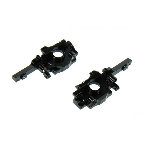 Traxxas 1/16 Mini E-Revo Aluminum Rear Gear Box - 2Pc Set Black