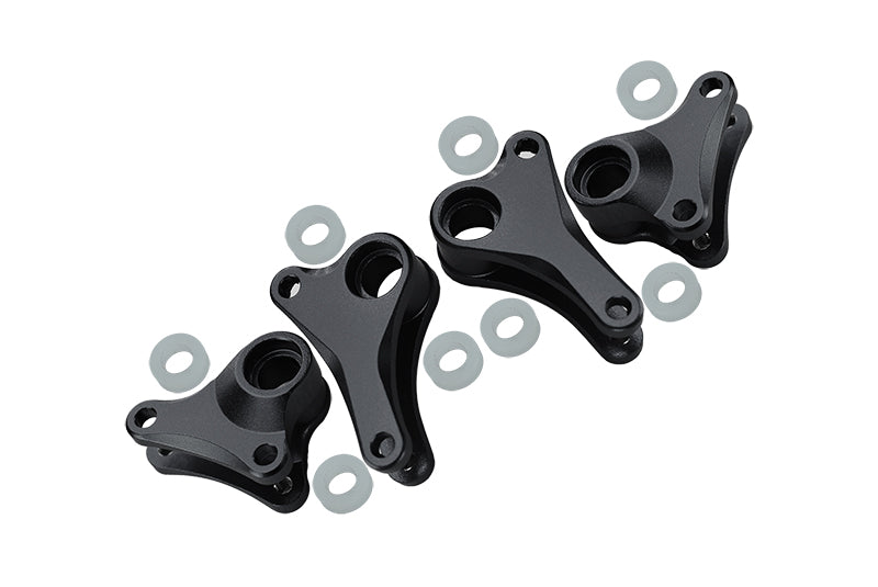 Traxxas 1/16 Mini E-Revo, Mini Slash Aluminum Front+Rear Rocker Arm - 4Pcs Set Black