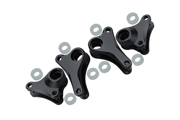 Traxxas 1/16 Mini E-Revo, Mini Slash Aluminum Front+Rear Rocker Arm - 4Pcs Set Black