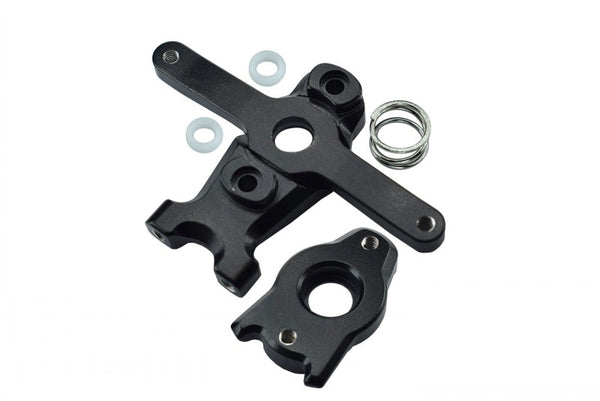 Traxxas 1/16 Mini E-Revo, Mini Slash, Mini Summit Aluminum Steering Assembly - 3Pcs Set Black