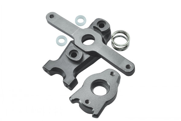 Traxxas 1/16 Mini E-Revo, Mini Slash, Mini Summit Aluminum Steering Assembly - 3 Pcs Set Silver