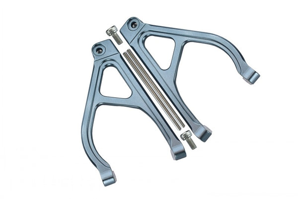 Traxxas 1/16 Mini E-Revo, Mini Summit Aluminum Rear Upper Arm - 1Pr Set Gray Silver