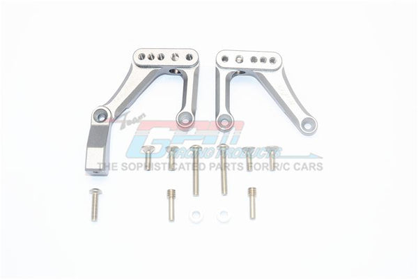 Element Enduro Sendero Trail Truck Aluminum Front Shock Mount - 2Pc Set Gray Silver