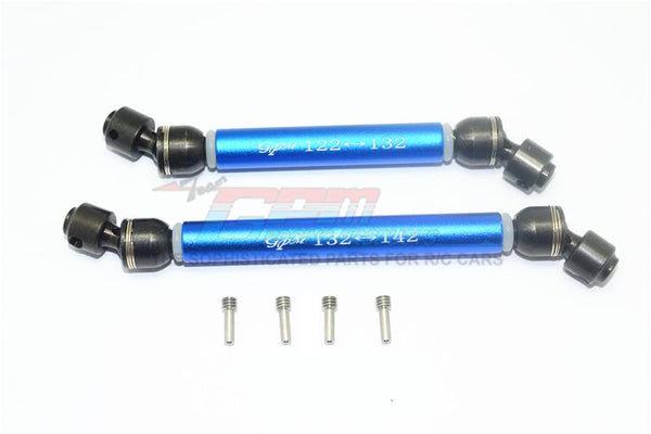 Element Enduro Sendero Trail Truck Upgrade Parts Steel + Aluminium Front CVD Drive Shaft - 1Pr Set Blue