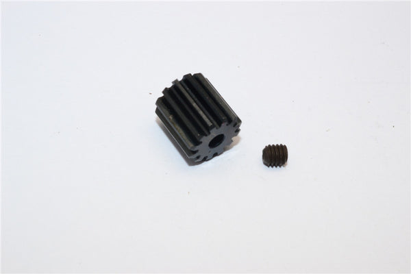 Axial EXO & Wraith Spawn Steel Motor Pinion (12T) - 1Pc Black