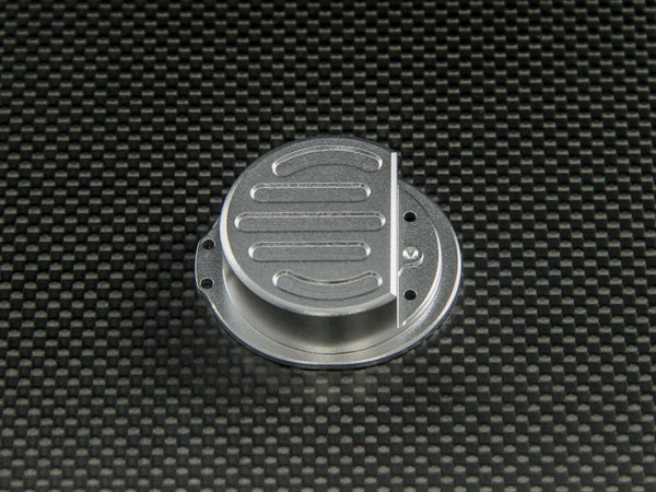 Tamiya Ford F350 High-Lift Aluminum Diff Housing Cover - 1Pc Silver