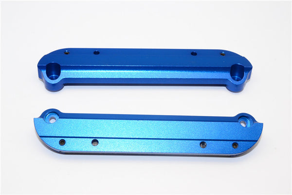Tamiya Ford F350 High-Lift Aluminum Mechanism Deck - 4Pcs Set Blue