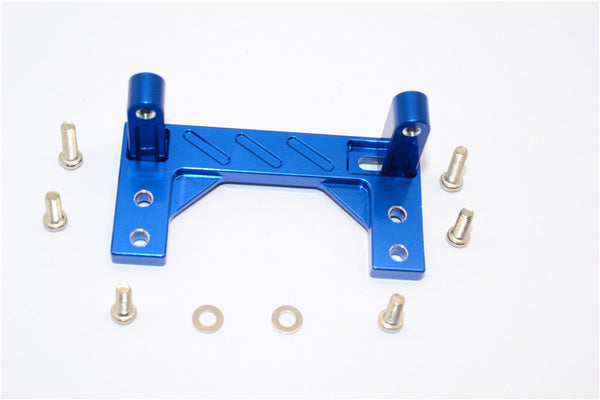 Tamiya Ford F350 High-Lift Aluminum Servo Mount - 3Pcs Set Blue