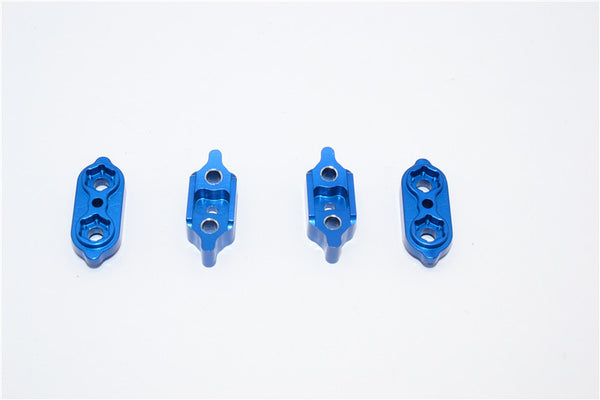 Tamiya Ford F350 High-Lift Aluminum Diff Housing Mount - 4Pcs Blue