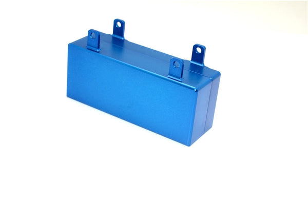 Tamiya Ford F350 High-Lift Aluminum Battery Box - 2Pcs Set Blue