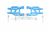 X-Rider 1/8 Flamingo RC Tricycle Aluminum Rear Lower Arms - 1Pr Set Blue