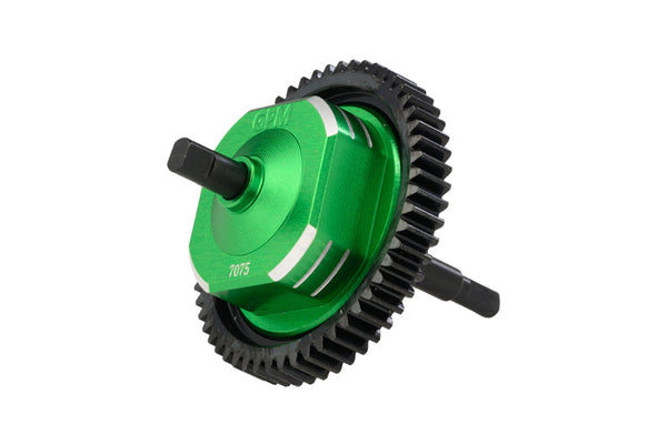 Medium Carbon Steel Center Differential Kit For Traxxas 1:10 4WD FORD F-150 RAPTOR / HOSS 4X4 / RUSTLER 4X4 / STAMPEDE 4X4 / SLASH 4X4 Upgrades  - Green