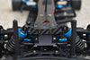 Carbon Fiber Front Shock Tower For Tamiya 1/10 4WD TA08 PRO 58693 - 5Pc Set Blue