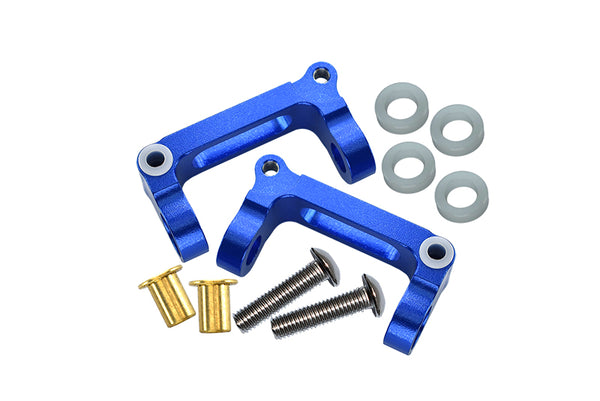 Tamiya GF01 & TL01 Aluminum Front C-Hub - 1Pr Set Blue