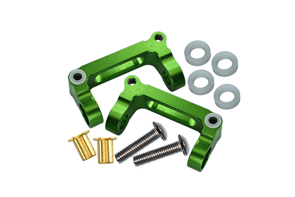 Tamiya GF01 & TL01 Aluminum Front C-Hub - 1Pr Set Green
