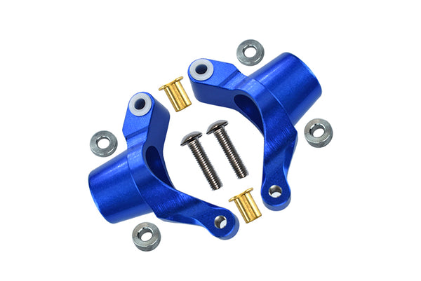 Tamiya GF01 & TL01 Aluminum Rear Knuckle Arm - 1Pr Set Blue