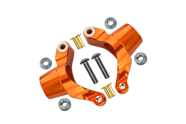 Tamiya GF01 & TL01 Aluminum Rear Knuckle Arm - 1Pr Set Orange