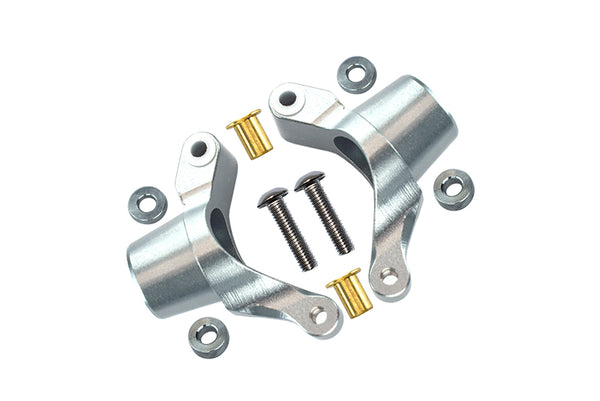Tamiya GF01 & TL01 Aluminum Rear Knuckle Arm - 1Pr Set Silver