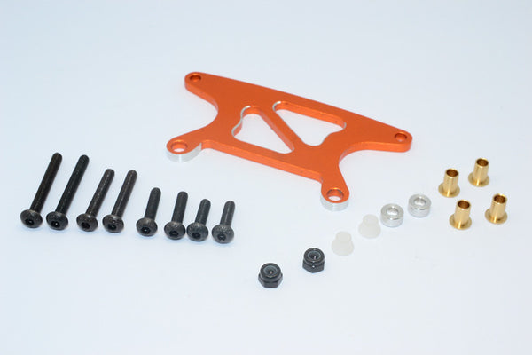 Tamiya GF01 Aluminum Front Shock Tower - 1Pc Set Orange
