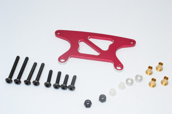 Tamiya GF01 Aluminum Front Shock Tower - 1Pc Set Red