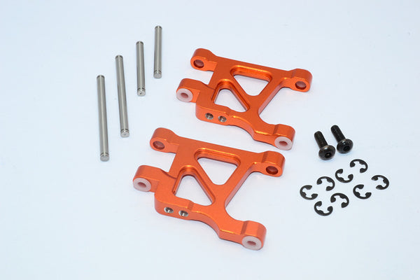 Tamiya GF01 & TL01 Aluminum Rear Lower Arm - 1Pr Set Orange