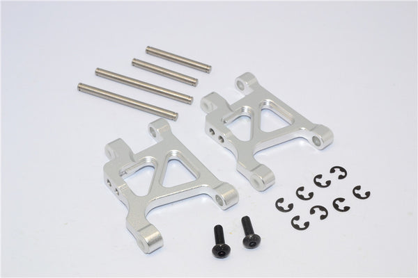Tamiya GF01 & TL01 Aluminum Rear Lower Arm - 1Pr Set Silver