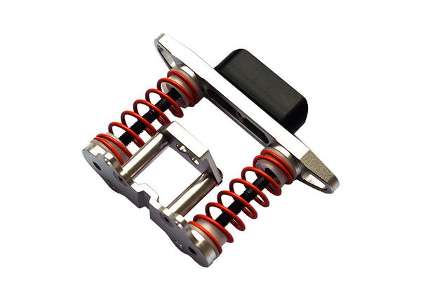 Tamiya GF01 & Wild Willy 2 Aluminum Front Bumper Absorber - 1 Set Silver