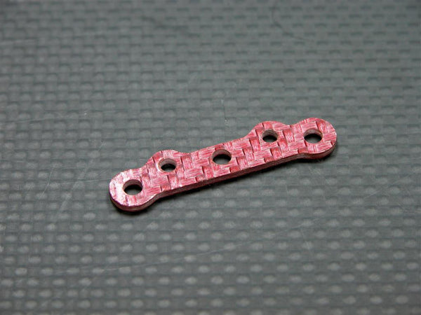 Kyosho Mini Inferno Glass Fibre Front Arm Plate For Front Gear Box - 1Pc Red