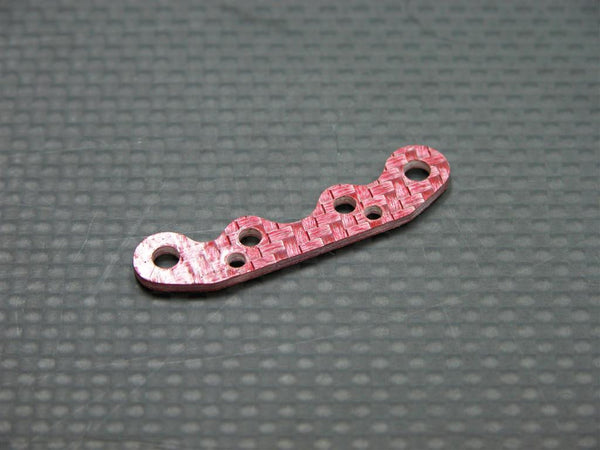 Kyosho Mini Inferno Glass Fibre Front Arm Plate For Rear Gear Box - 1Pc Red