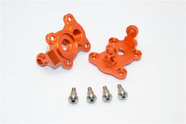 Gmade Crawler R1 Rock Buggy Aluminum Front C-Hub - 1Pr Set Orange