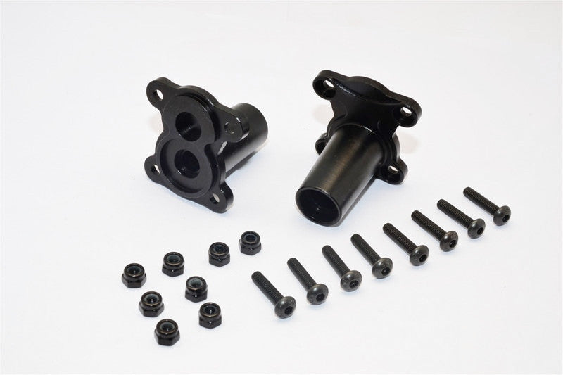 Gmade Crawler R1 Rock Buggy Aluminum Straight Axle Adapter - 2Pcs Set Black