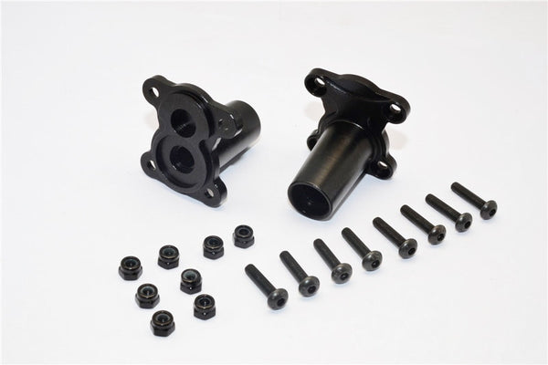 Gmade Crawler R1 Rock Buggy Aluminum Straight Axle Adapter - 2Pcs Set Black