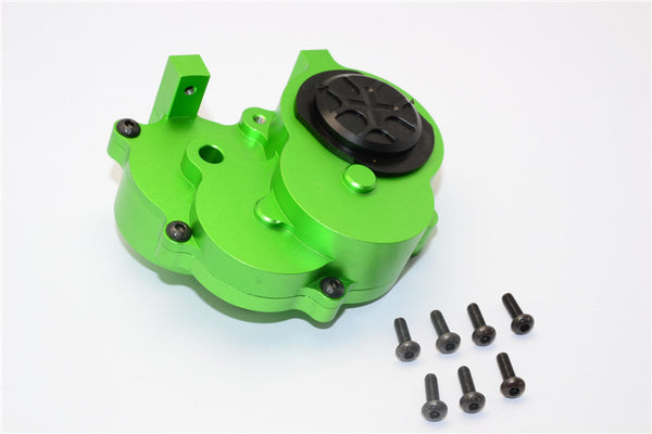 Gmade Crawler R1 Rock Buggy & GS01 Sawback Aluminum Transmission Housing - 1 Set Green