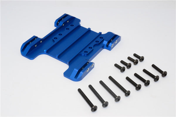 Gmade Crawler R1 Rock Buggy Aluminum Center Skid Plate - 1Pc Set Blue