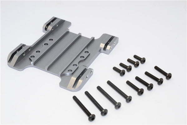 Gmade Crawler R1 Rock Buggy Aluminum Center Skid Plate - 1Pc Set Gray Silver