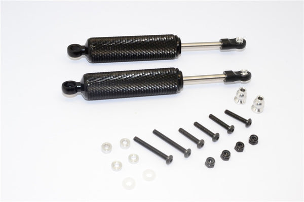 Gmade Crawler R1 Rock Buggy Aluminum Front/Rear Internal Shocks (110mm) - 1Pr Set Black