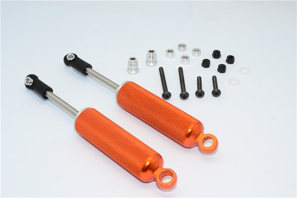 Gmade Crawler R1 Rock Buggy Aluminum Front/Rear Internal Shocks (110mm) - 1Pr Set Orange