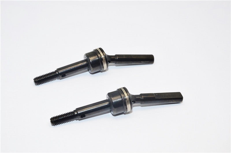 Gmade Crawler R1 Rock Buggy Steel #45 Front CVD Drive Shaft (27mm) - 1Pr Set Black