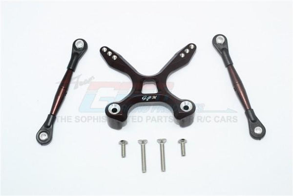 Traxxas Ford GT 4-Tec 2.0 (83056-4) Aluminum Rear Tie Rods With Stabilizer - 3Pc Set Brown