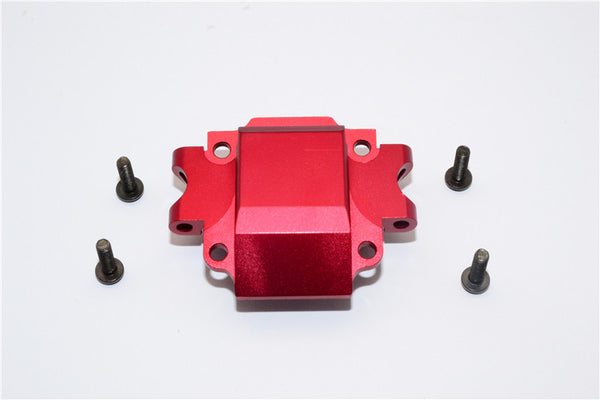 Tamiya M1025 Hummer Aluminum Front Gear Box - 1 Set Red