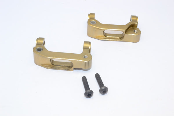 Tamiya M1025 Hummer Aluminum Front C-Hub - 1Pr Set Titanium
