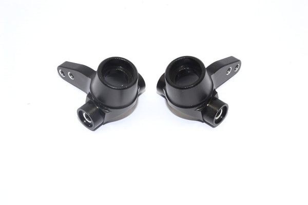 Tamiya M1025 Hummer Aluminum Front Knuckle Arm - 1Pr Black