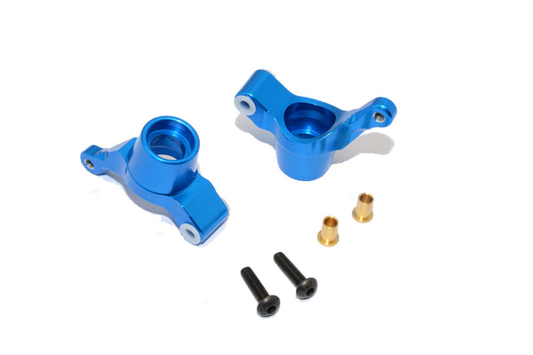 Tamiya M1025 Hummer Aluminum Rear Knuckle Arm - 1Pr Set Blue